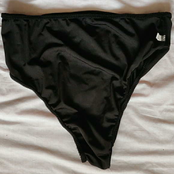 Bandeau high waist black bikini nwot - Picture 8 of 8